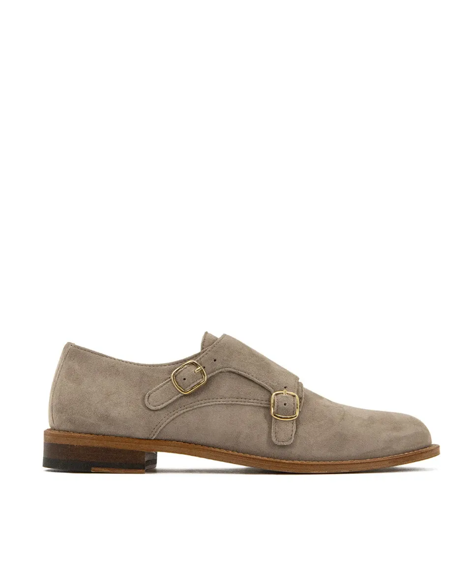 Finsbury Jessica Cambridge veterschoenen beige velours