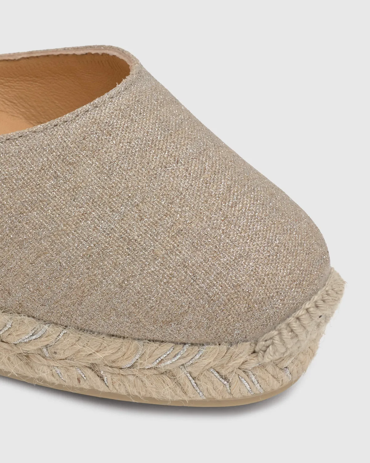 Castaner Cybil 6 268 espadrilles zilver linnen