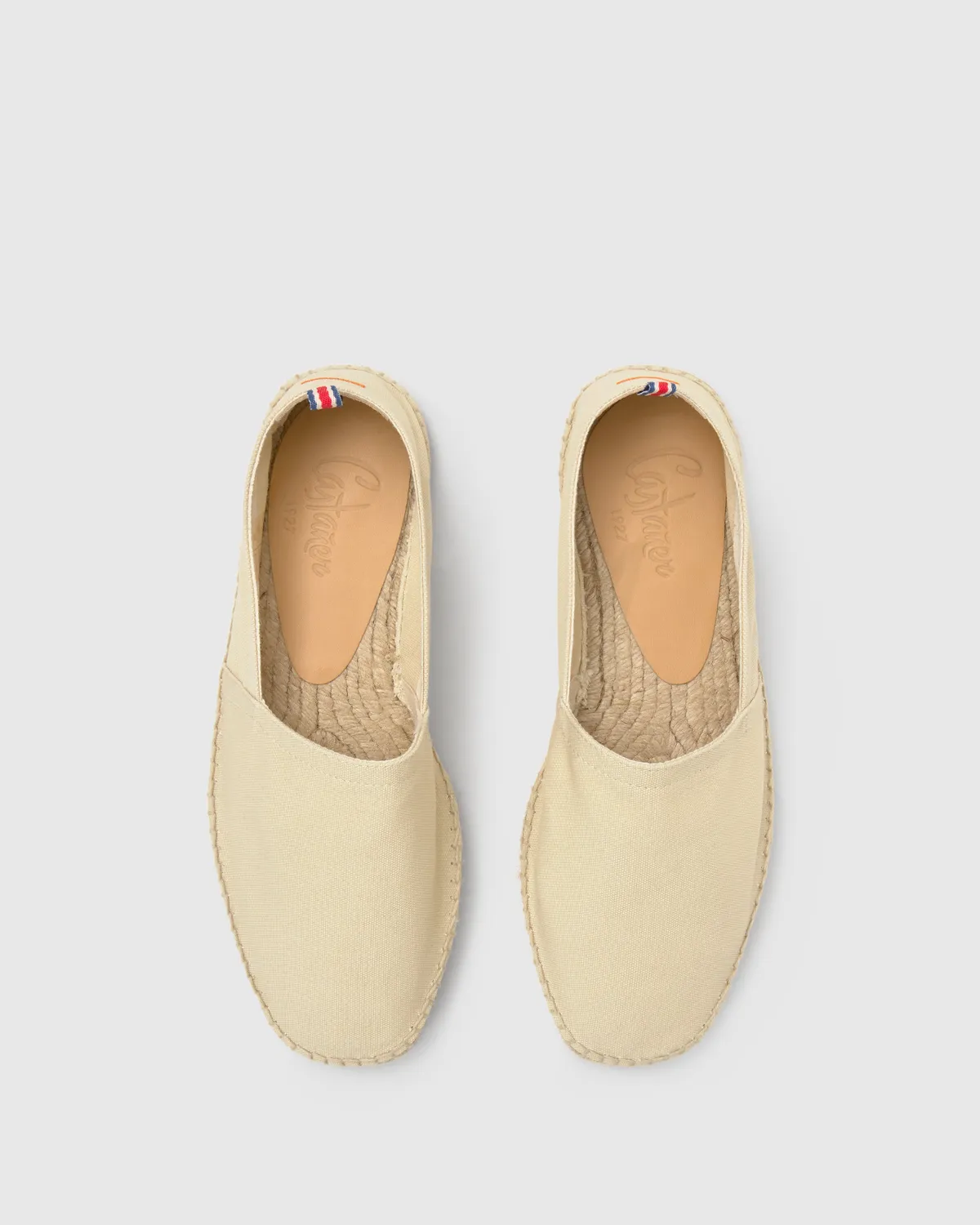 Castaner Pablo 001 espadrille ivoor biologisch katoen