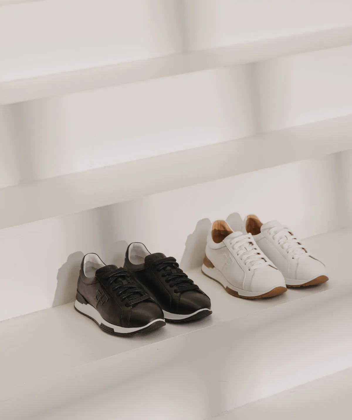 Finsbury All The Time sneakers wit leer dames