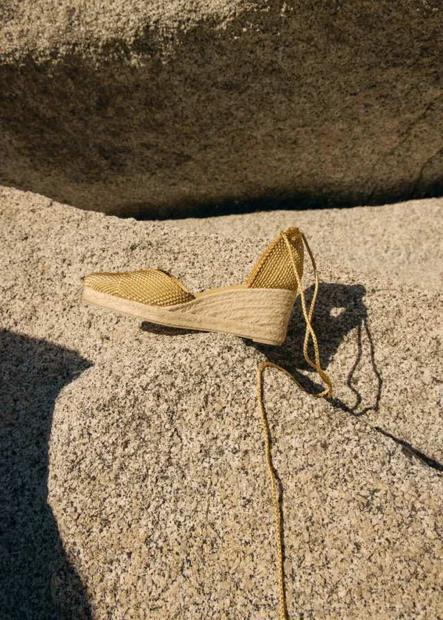 Castaner Cora 6/298 espadrilles oker rayon 7 cm
