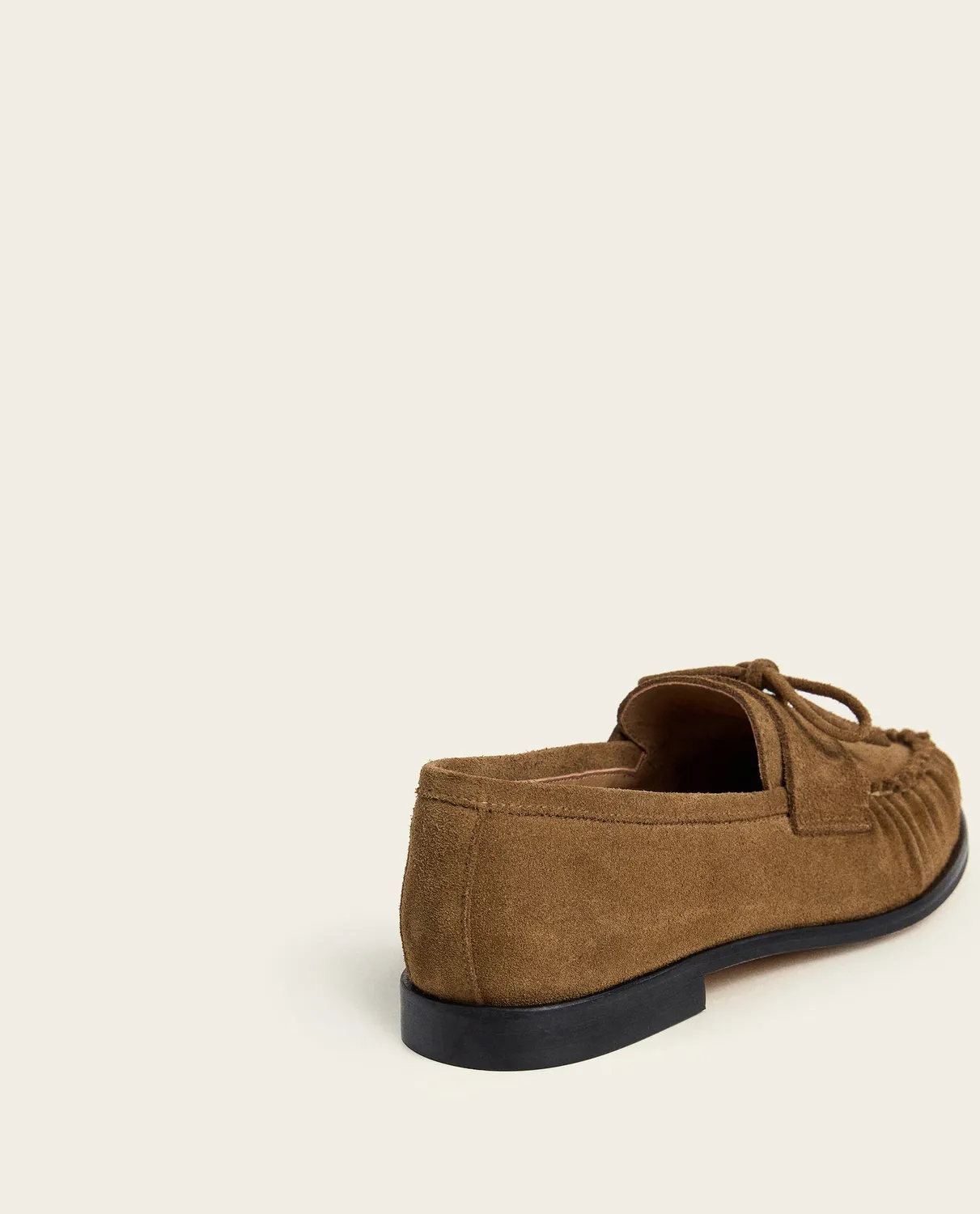 Flattered Dylan Suede loafers wet sand suede strik