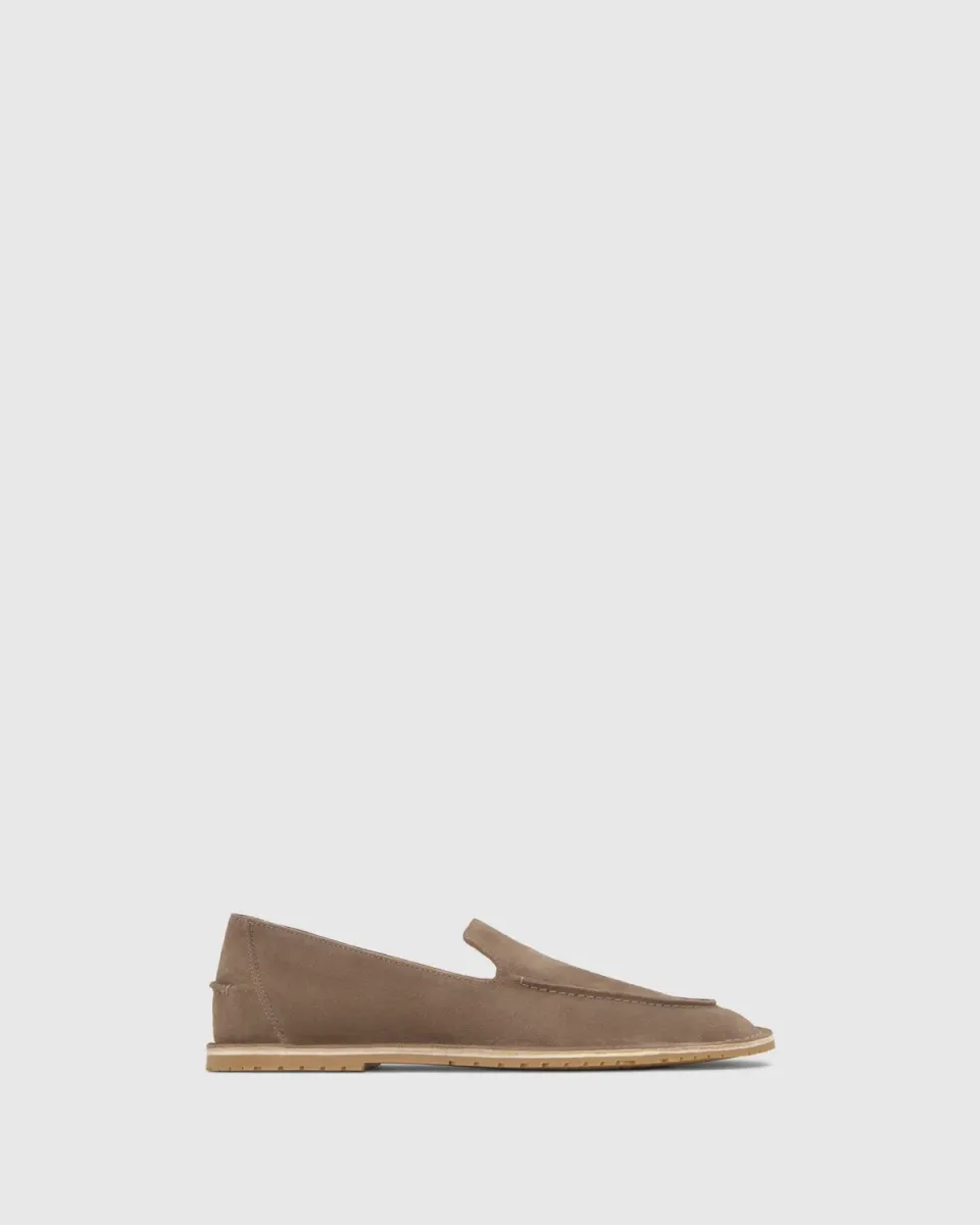 Castaner Litos 186 loafers topo suède jute profiel