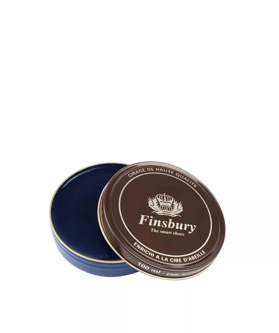 Finsbury schoencrème marineblauw bijenwas