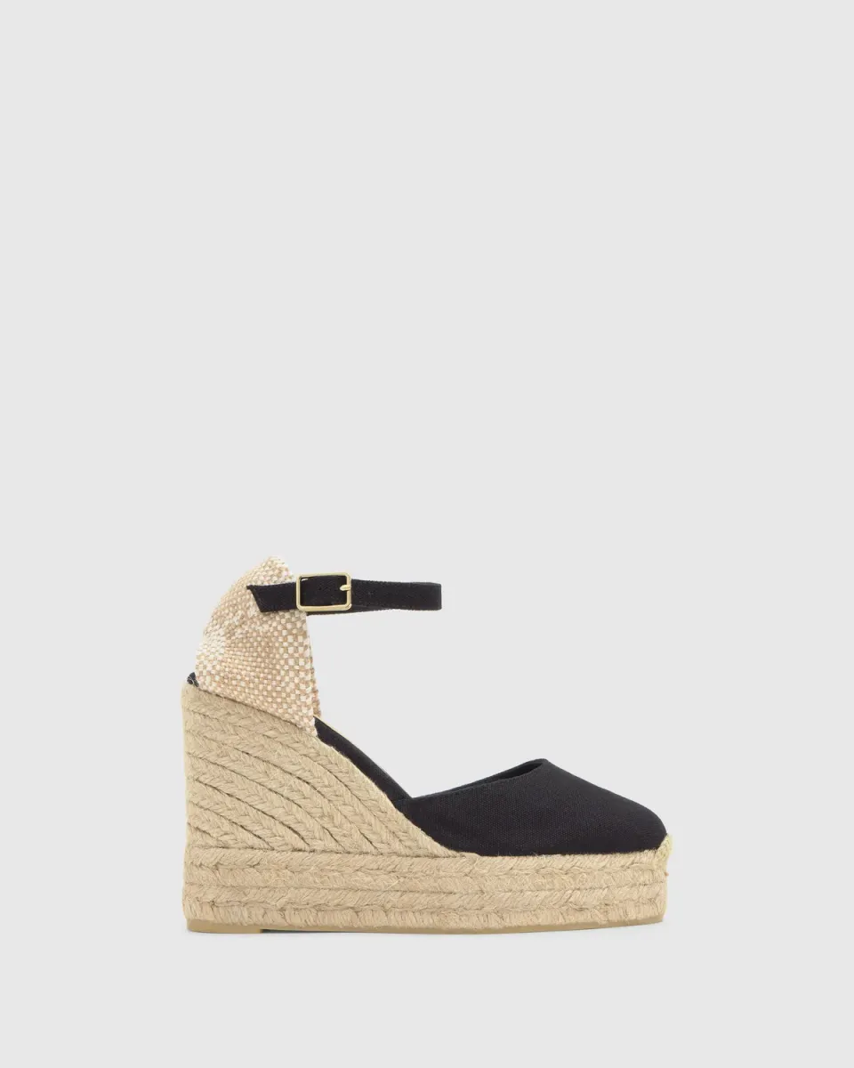 Castaner Carol 8ED 001 espadrilles negro canvas