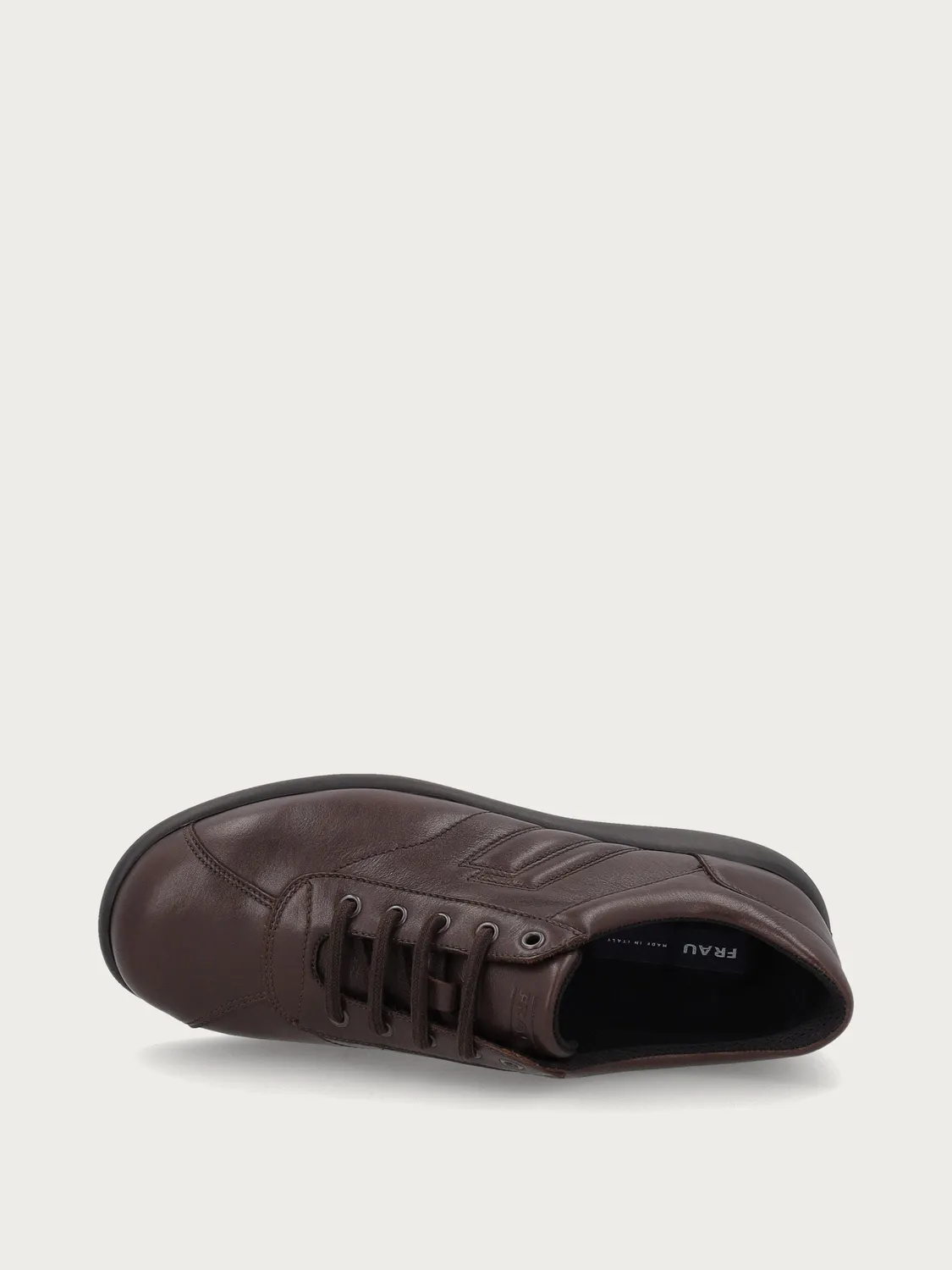 Frau Verona Comfort bruine sneakers leer