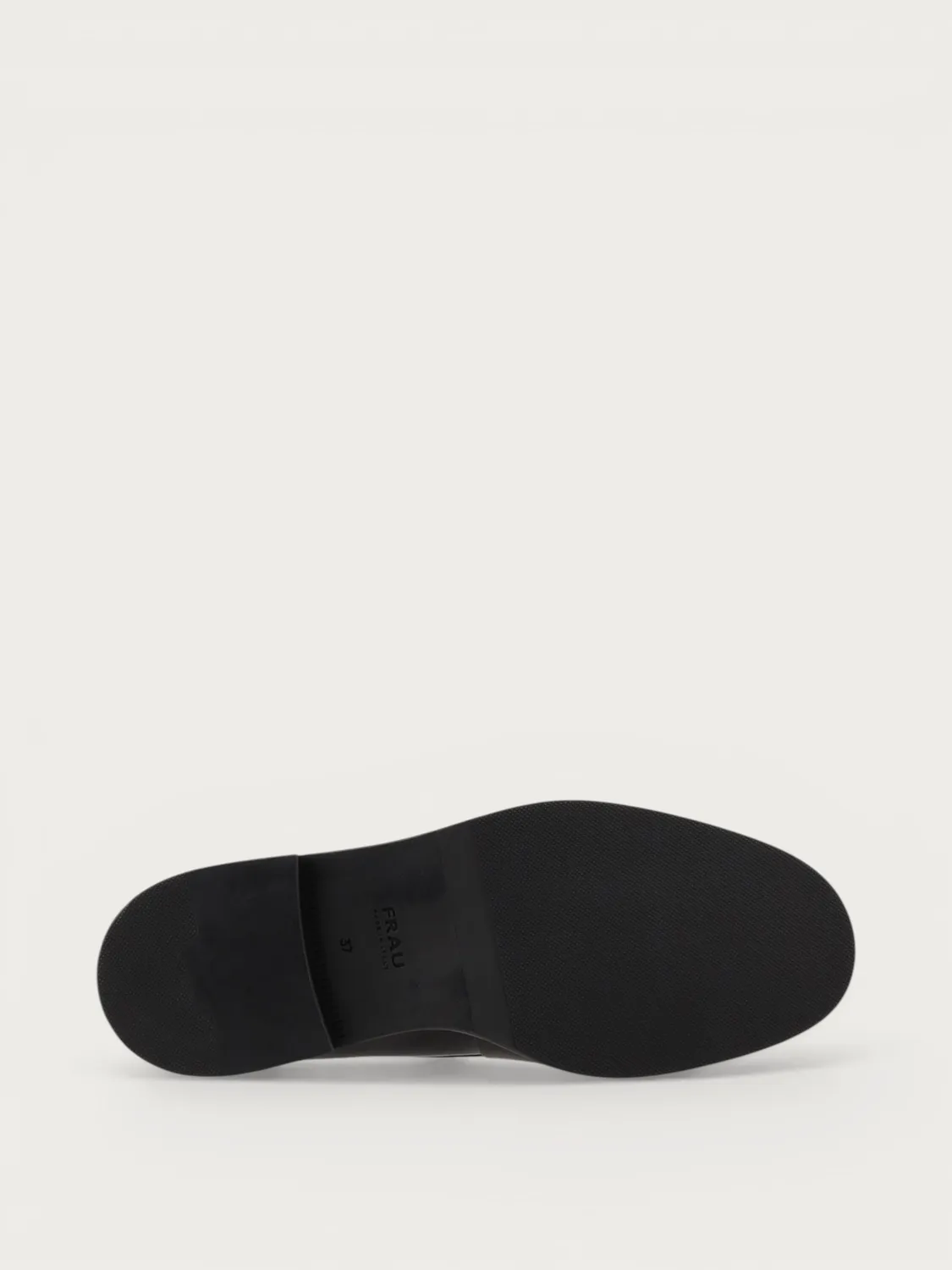 Frau Verona bruine leren loafers strik dames