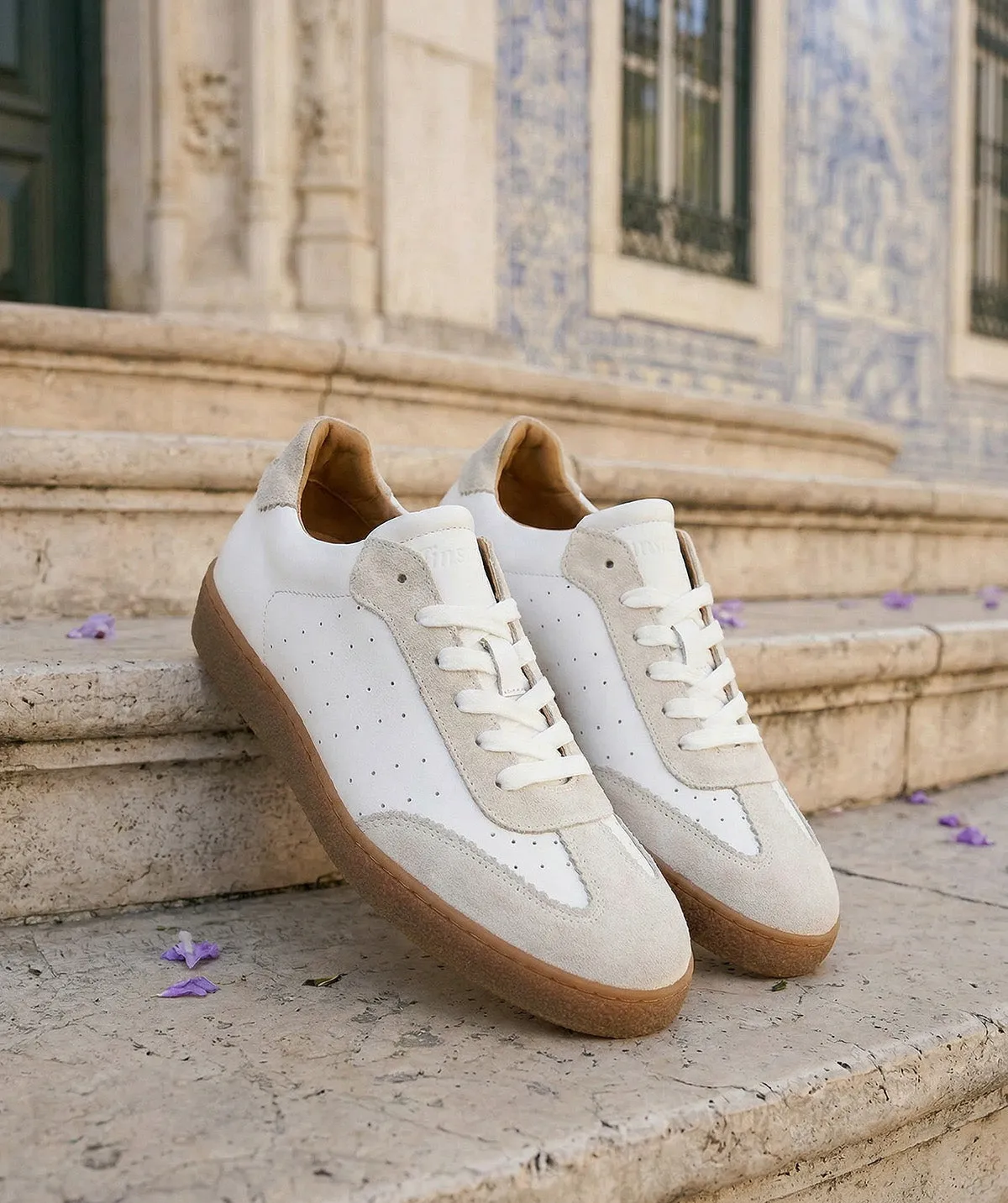 Finsbury Jane sneaker wit leer dames Strobel