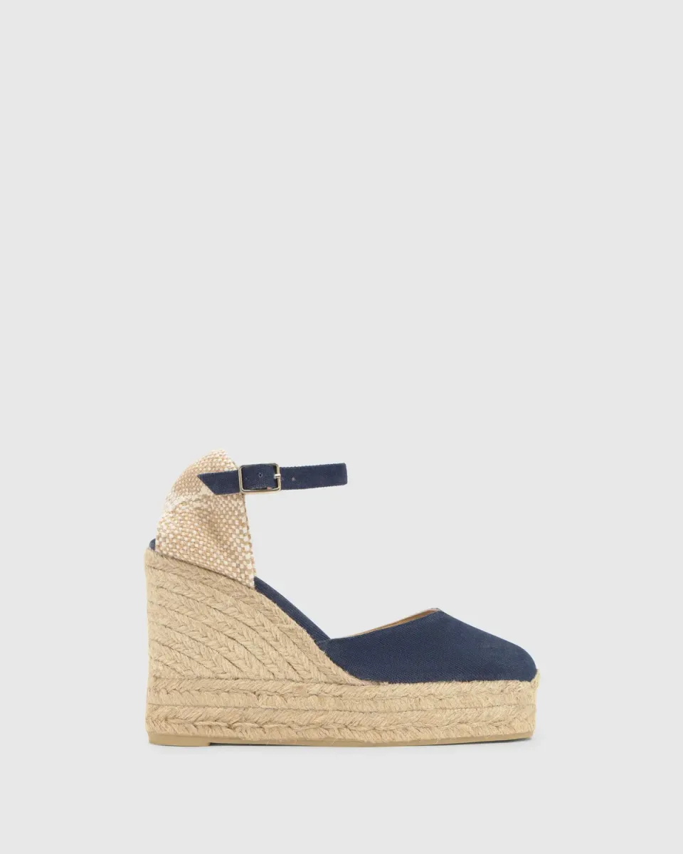 Castaner Chiarita 8ED/002 espadrilles canvas blauw