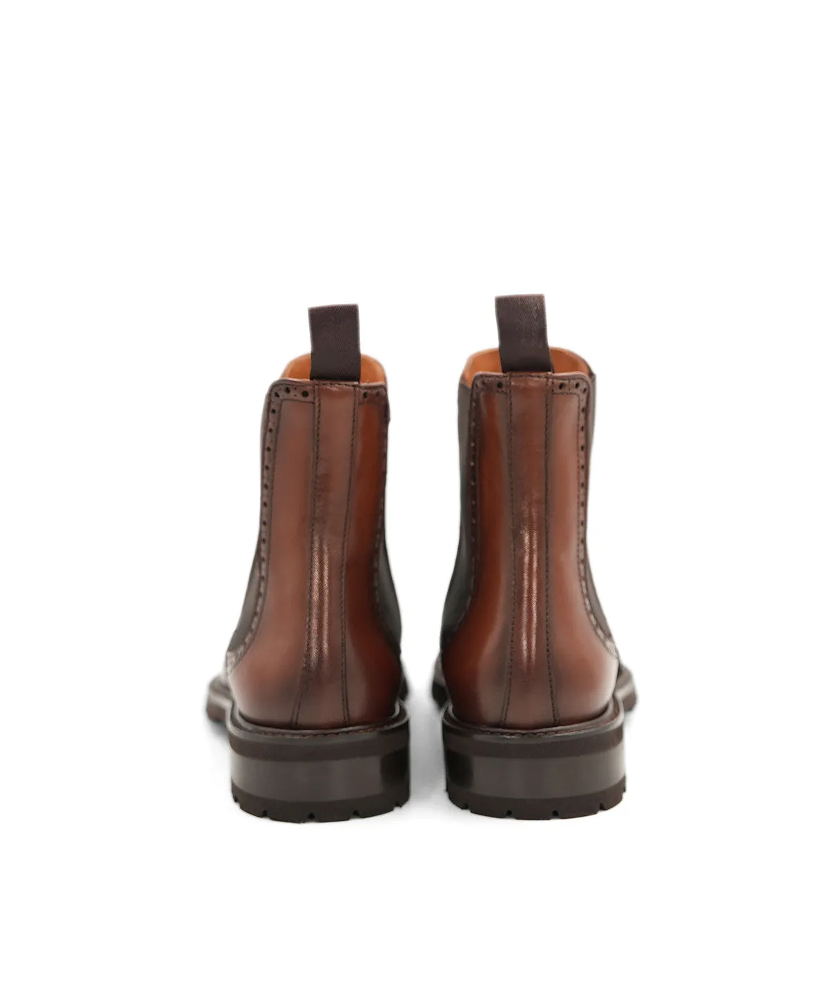 Finsbury CHARLIE Boots Bruin Glansleer Chelsea