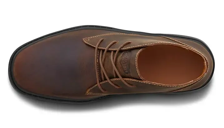 Dr. Comfort Ruk heren chukka boot leer gevoerd