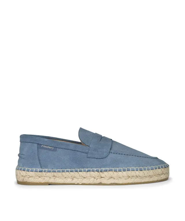 Finsbury NEVADA loafers blauw suède
