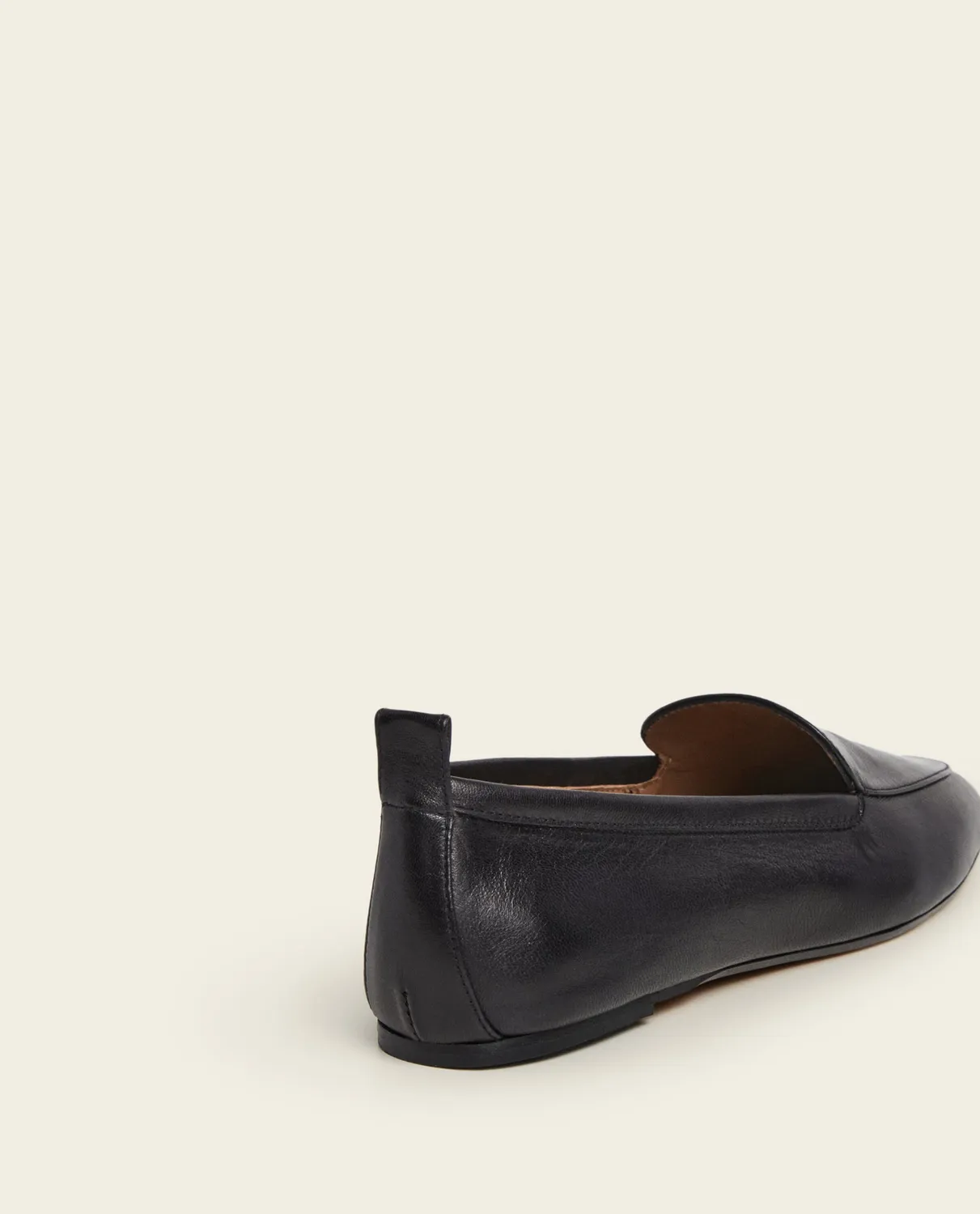 Flattered Cajsa Leather Black loafers zwart leer