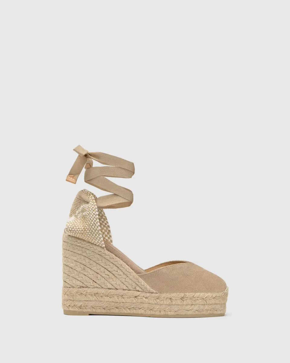 Castaner Chiara/8ED/002 espadrilles sand veters