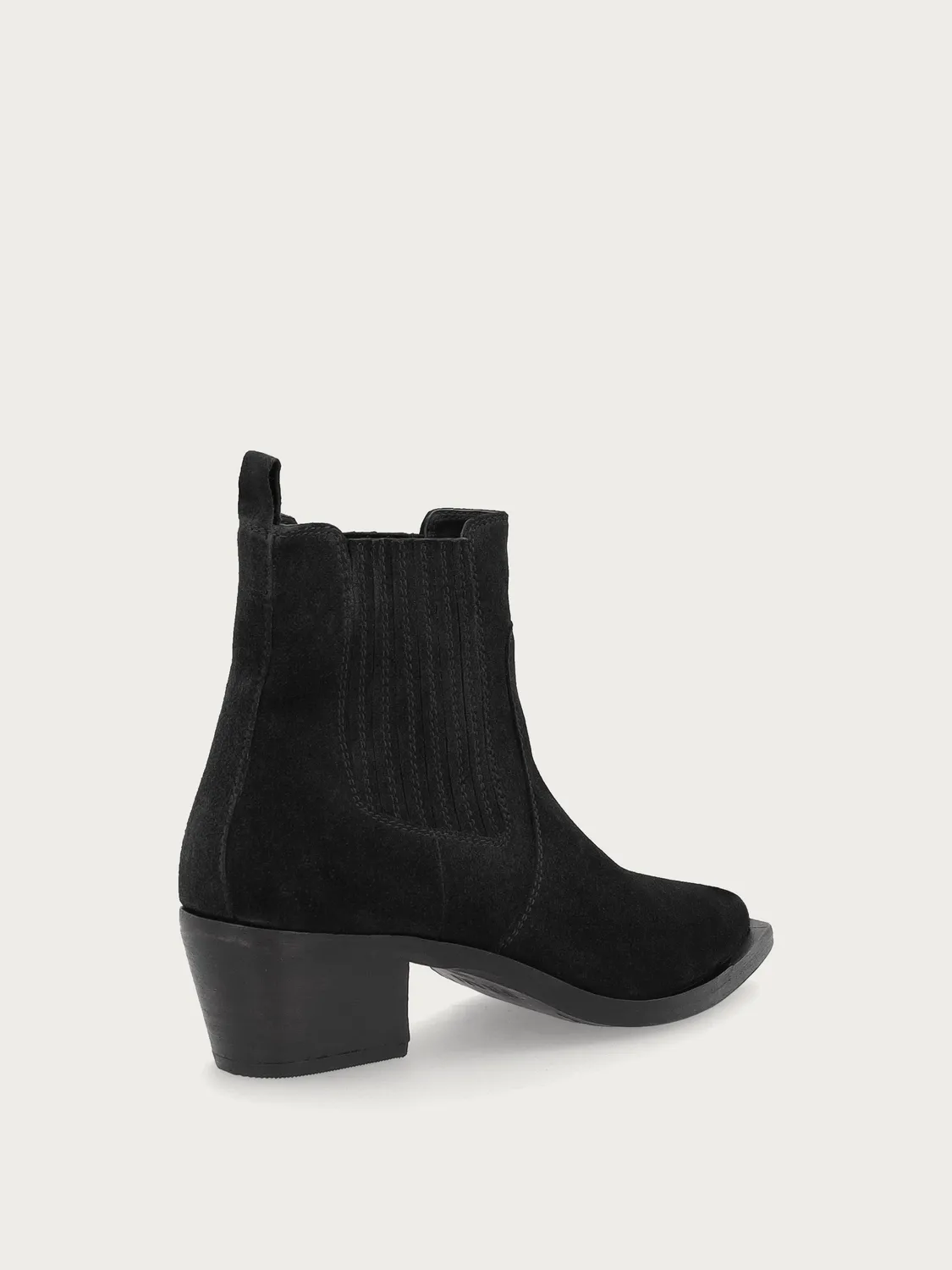 Frau FX texan boots suede zwart dames