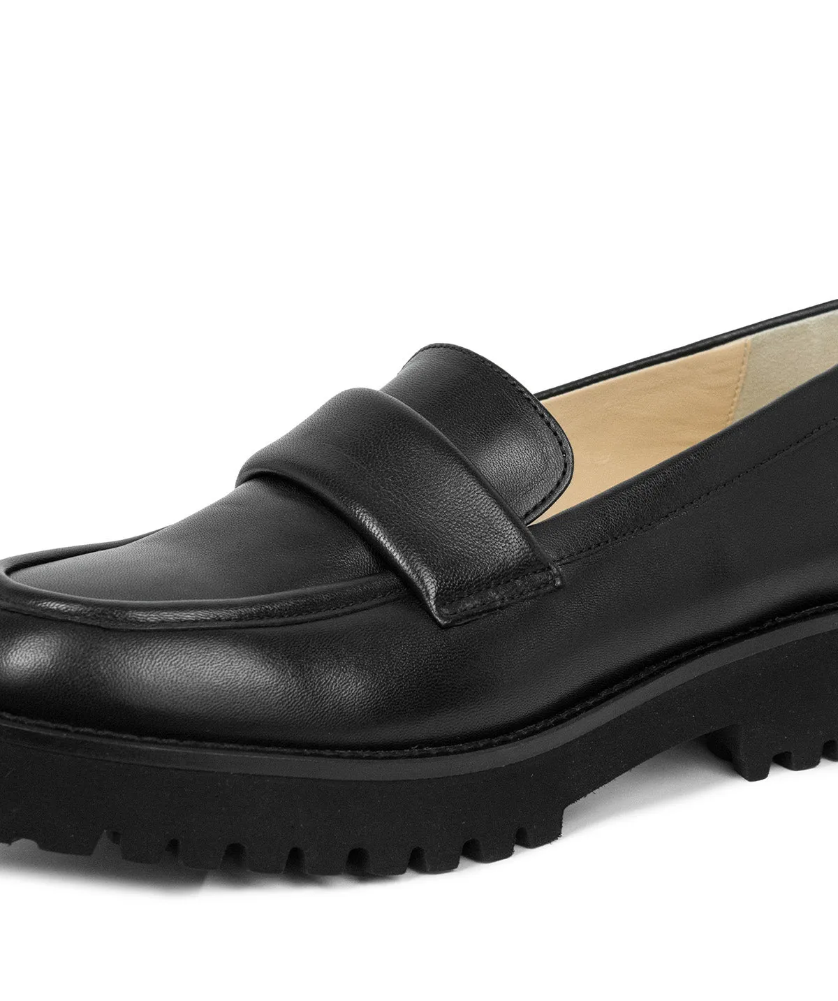 Finsbury Adele loafers zwart leer