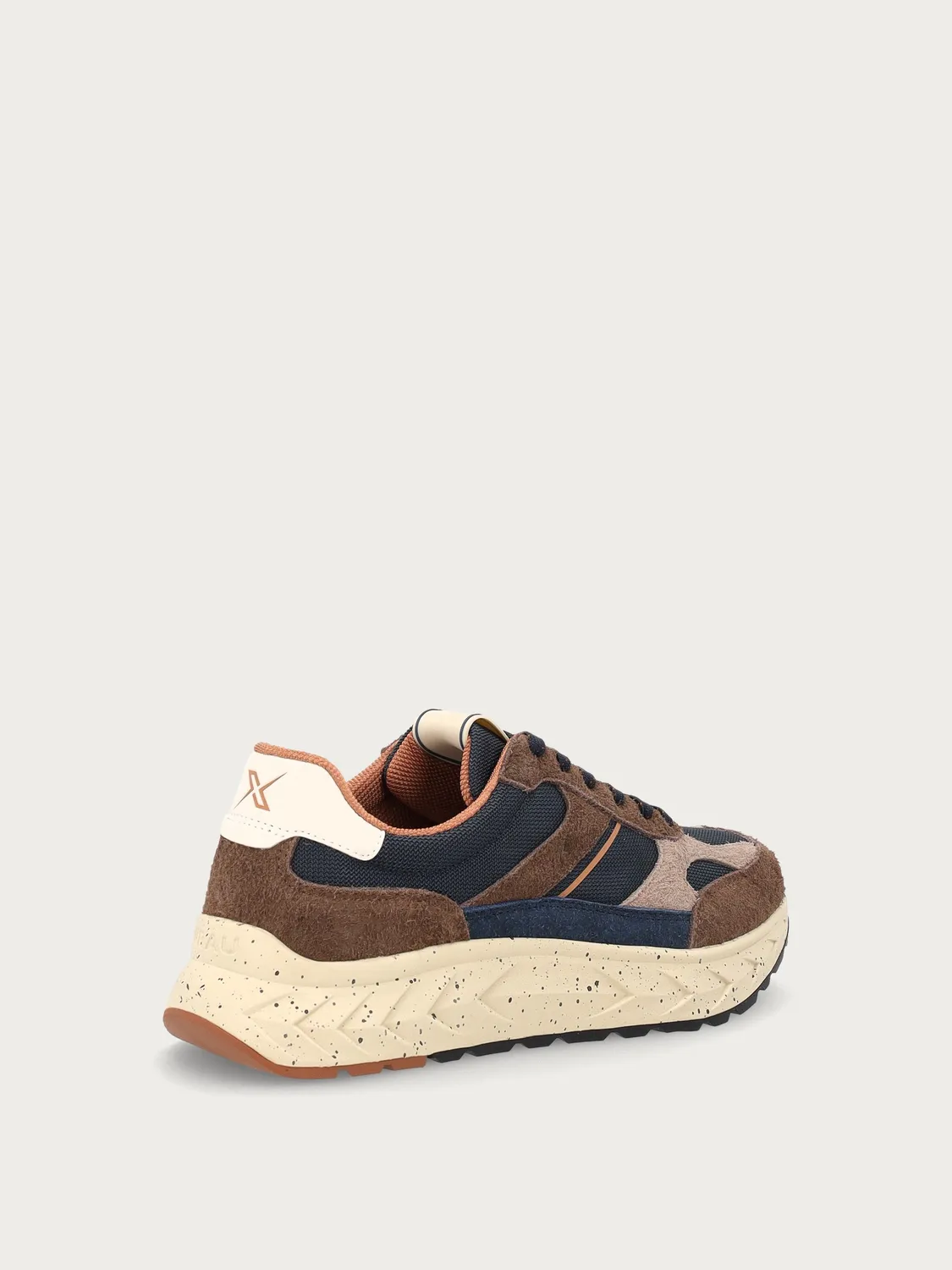 Frau Cross Hybrid sneakers blauw bruin Cordura