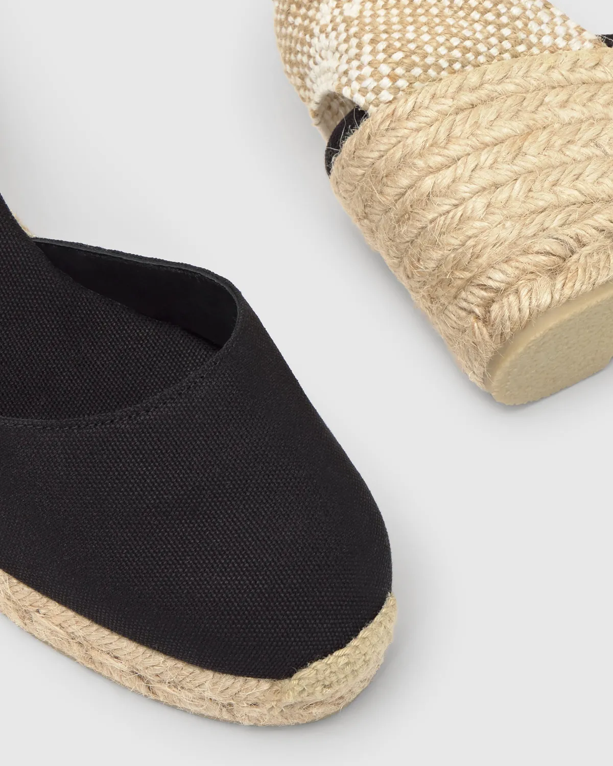 Castaner Carina CARINA/6/001 espadrilles zwart 7 cm hak