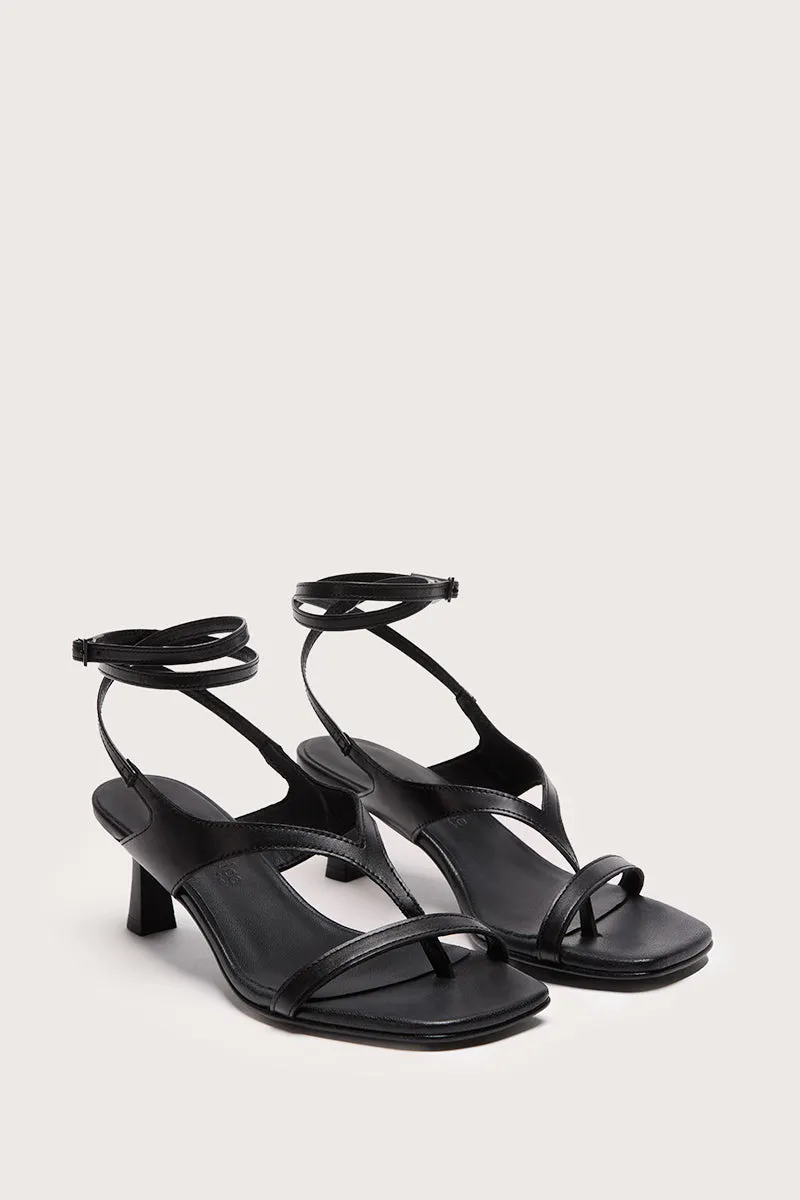 Bryan Stepwise Gara haksandalen zwart leer