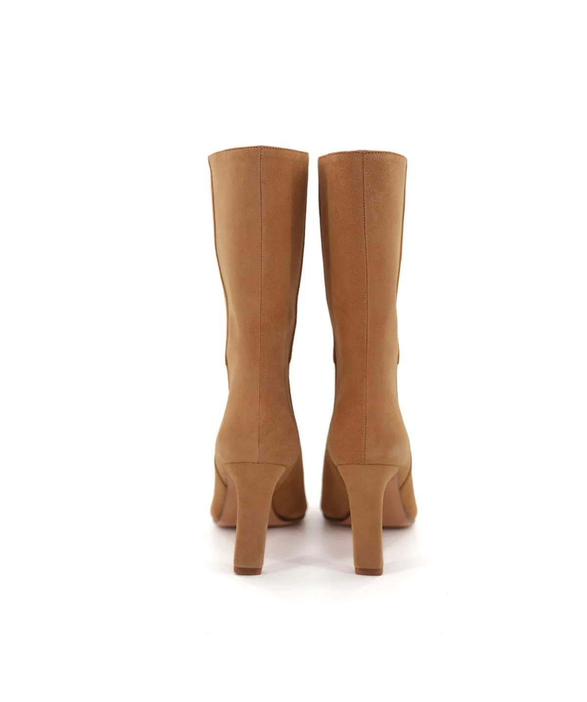 Finsbury Tamara dameslaars beige suède 9 cm hak