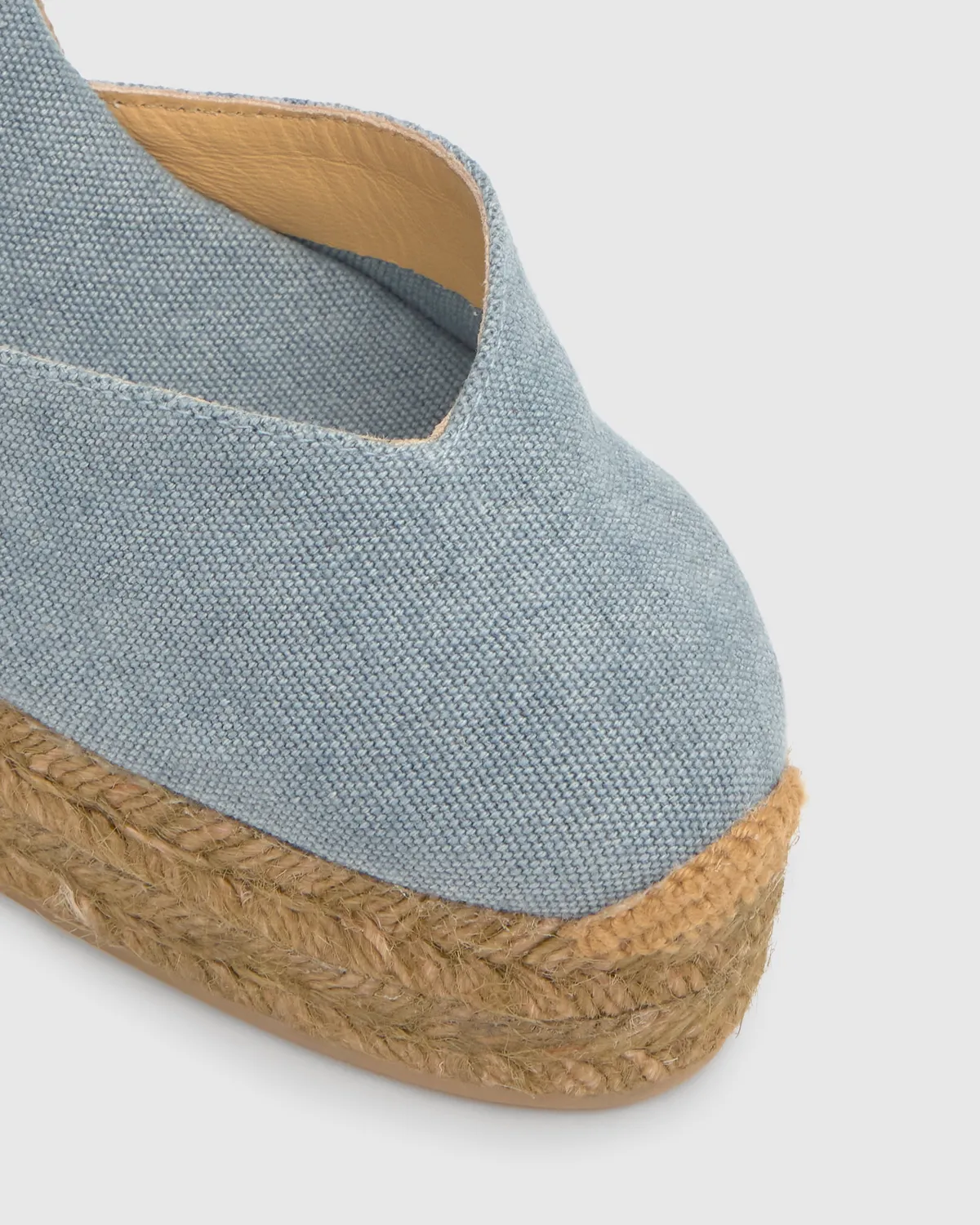 Castaner Chiara T 8ED/002 espadrille acqua 11 cm wig