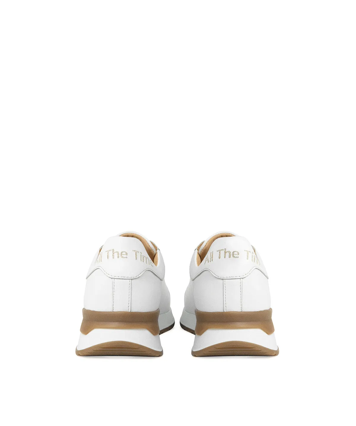 Finsbury All The Time sneakers wit leer dames