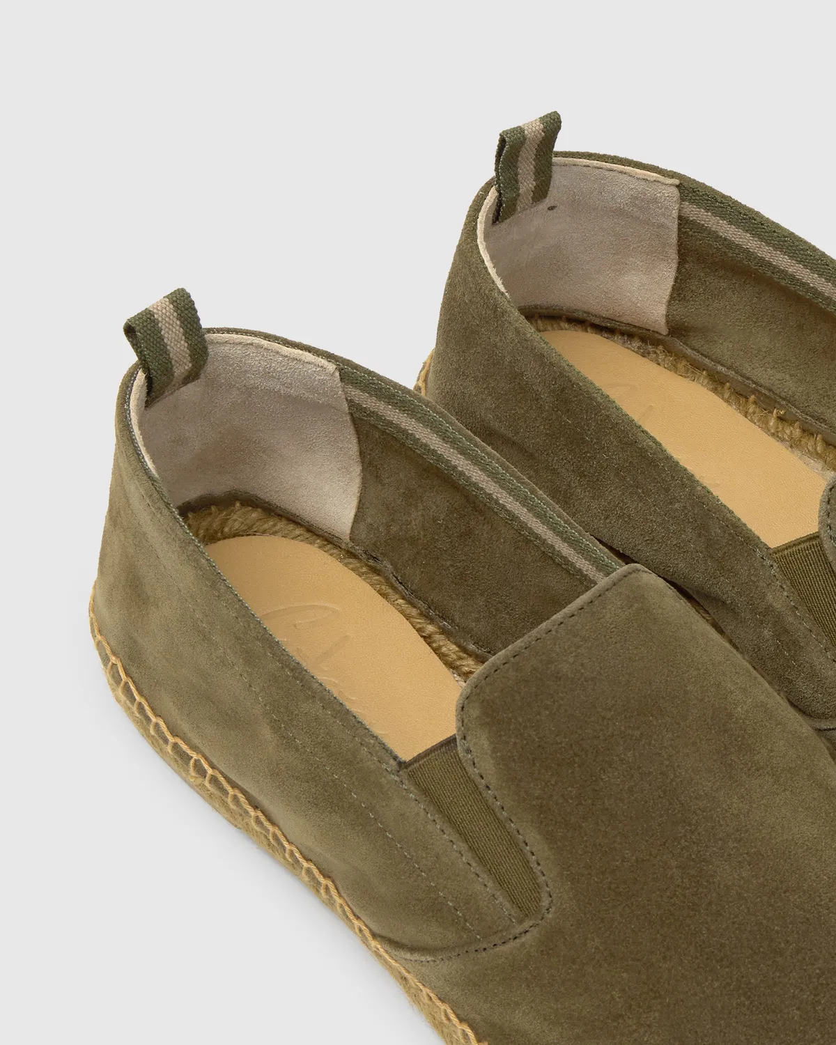 Castaner Joel T/186 espadrilles bosgroen – suède instapper