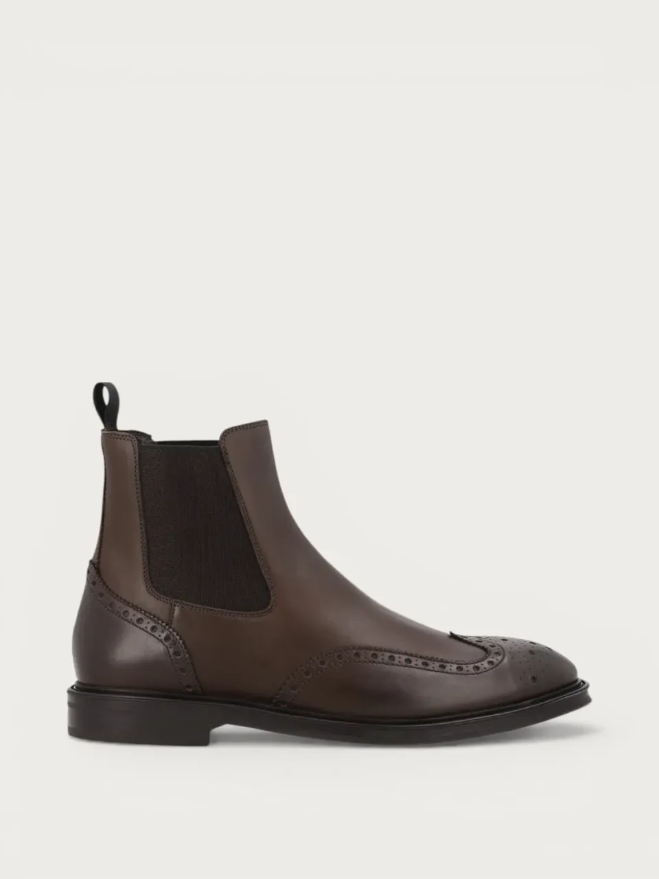 Frau Signature Beatle boots bruin kalfsleer wingtip