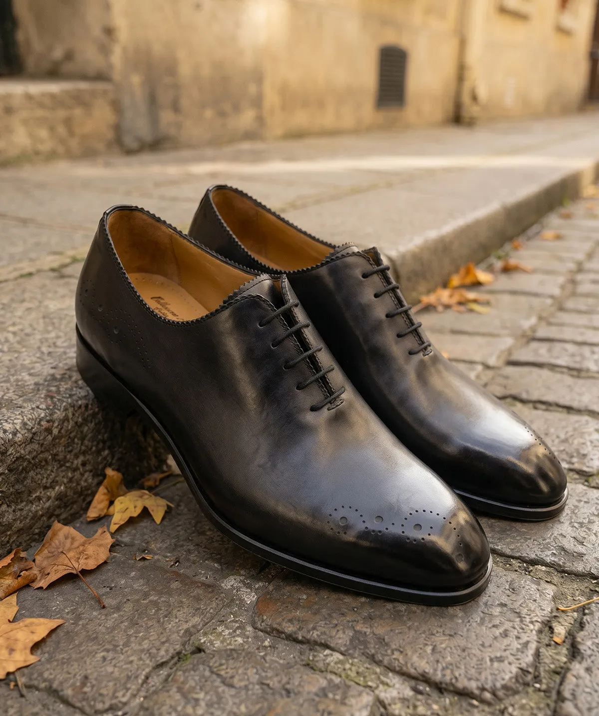Finsbury OTELLO oxford schoen grijs patina leer