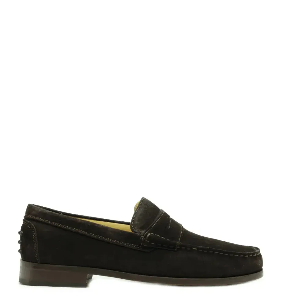 Donelli 7006 instappers bruin heren suede