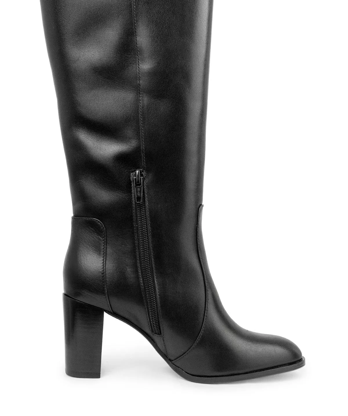 Finsbury Adriana laarzen zwart leer 7 cm hak