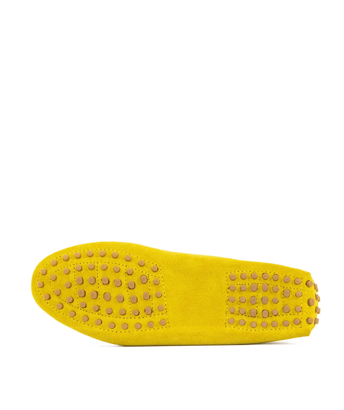 Finsbury Arlequin loafers geel fluweel dames