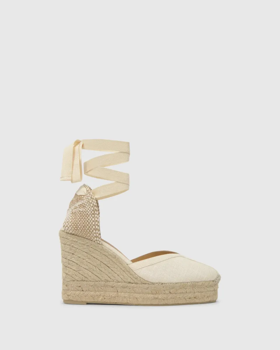 Castañer CARMEN CSC/8ED/003 espadrilles ecru linnen