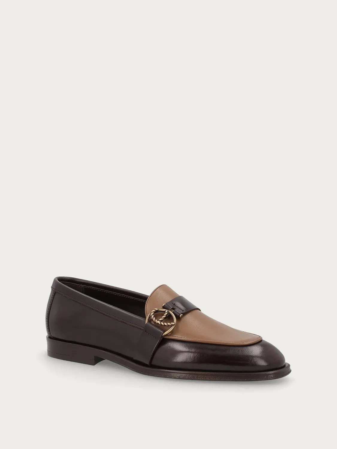 Frau Verona loafers bruin leer dames two-tone