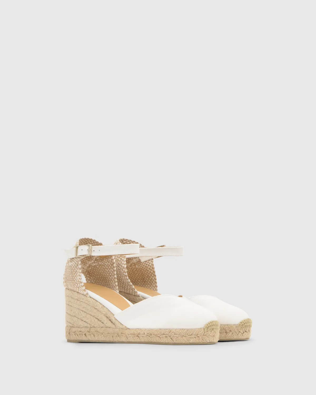 Castaner Chiarita/6/001 espadrilles blanco 7 cm