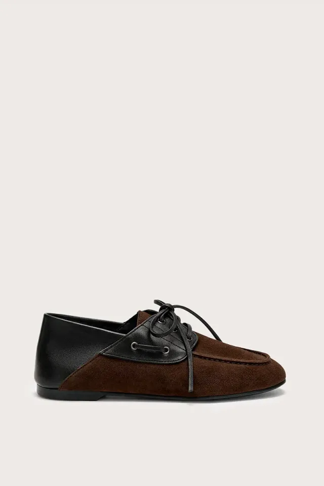 Bryan Stepwise Yale bootschoenen cacao bicolor leer