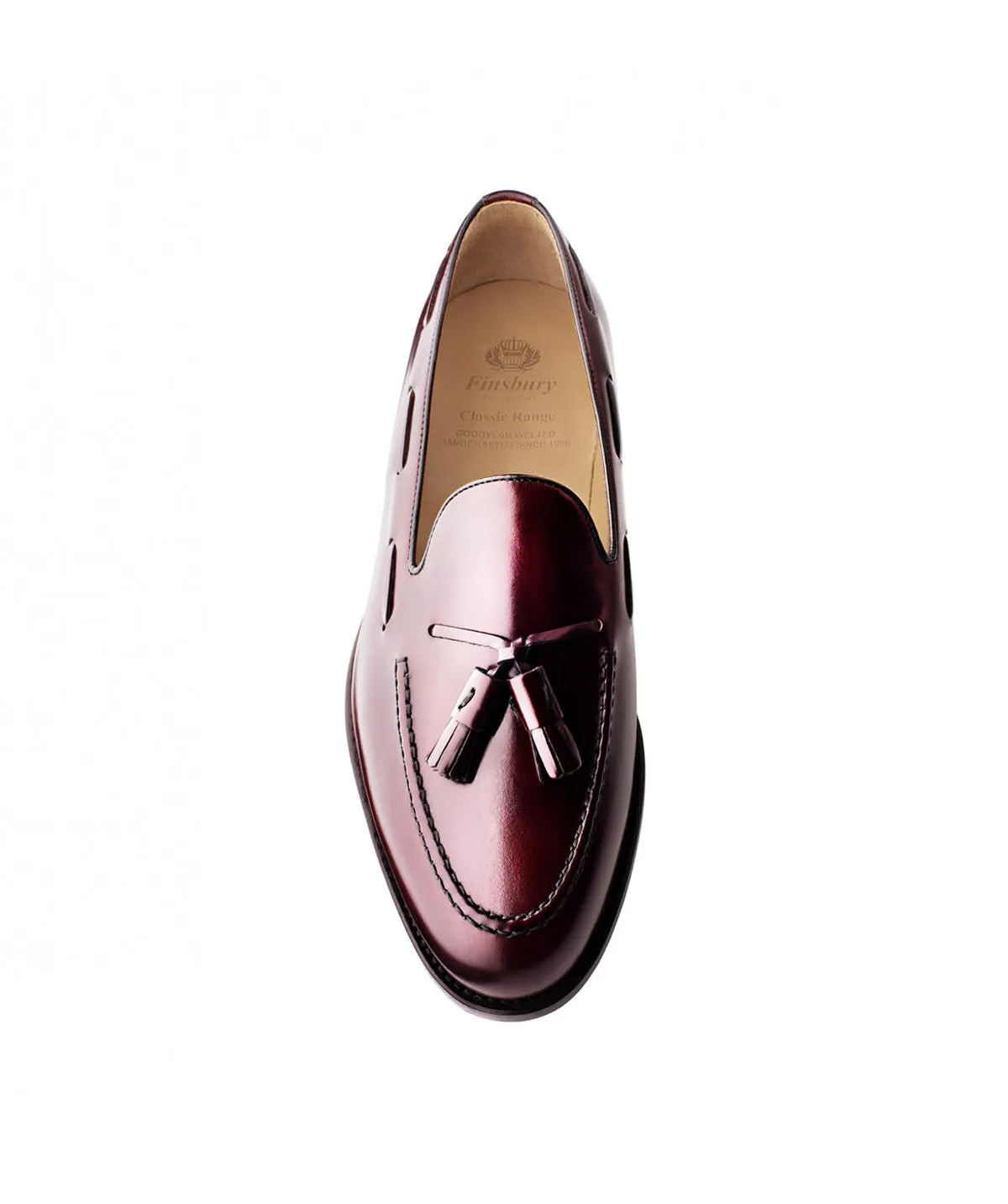 Finsbury Olden loafer bordeaux leer glad