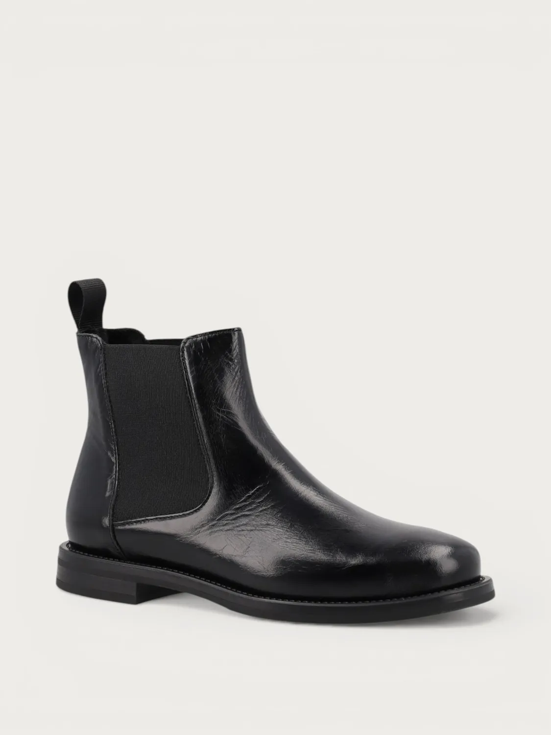 Frau Verona beatle boots leer zwart dames