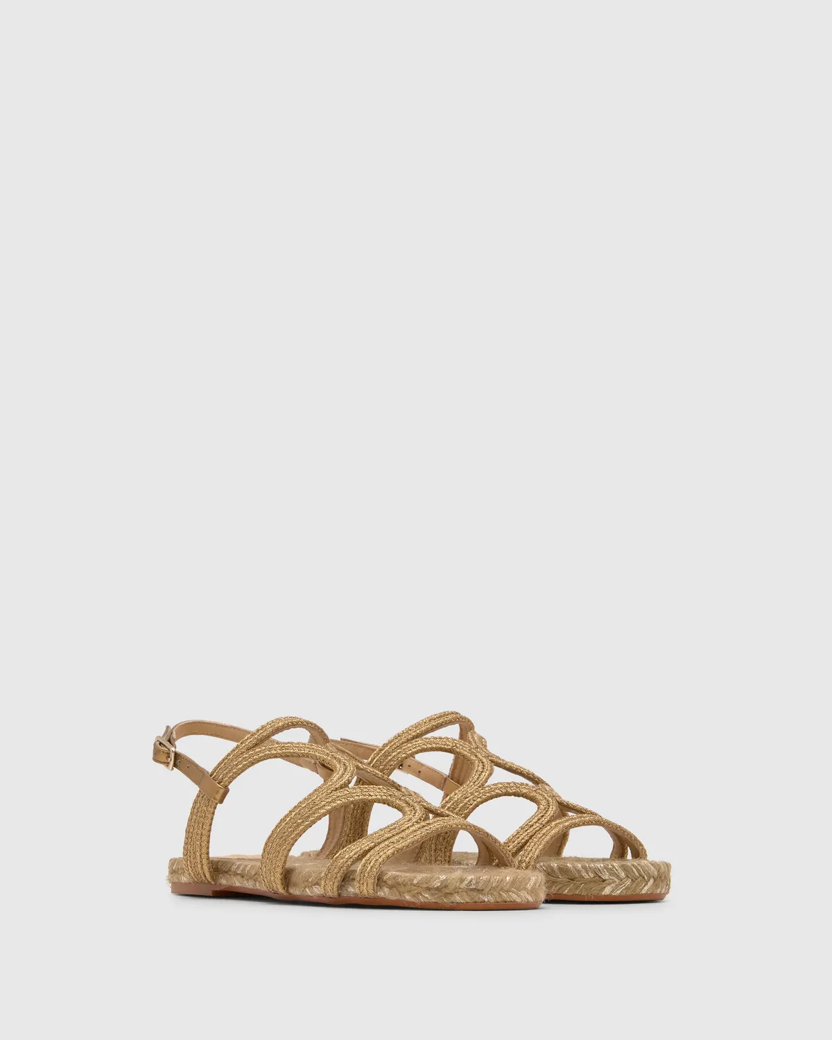 Castaner Pitra 266 platte sandaal oudgoud metallic