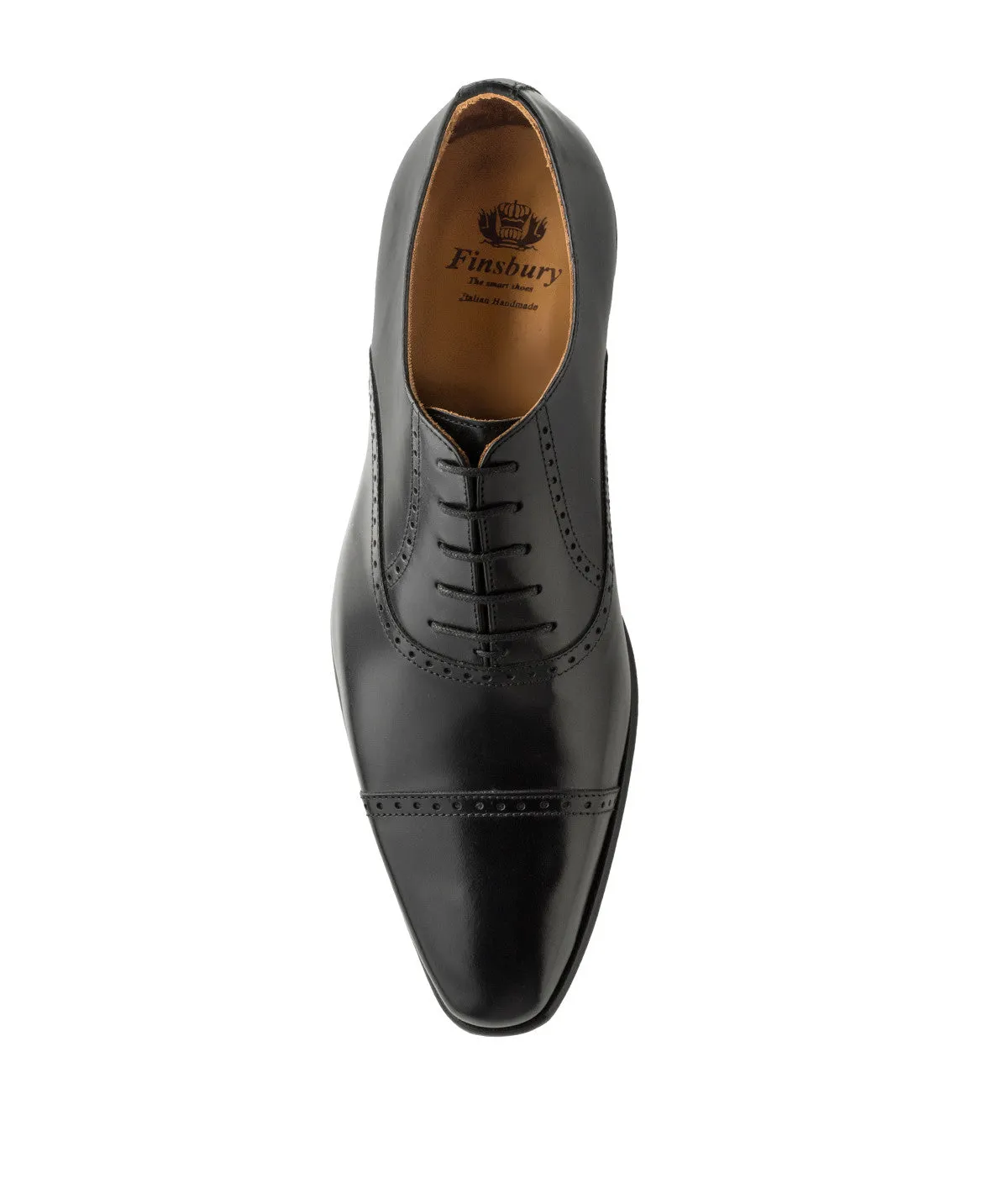 Finsbury Pharel oxford schoenen zwart boxcalf leer