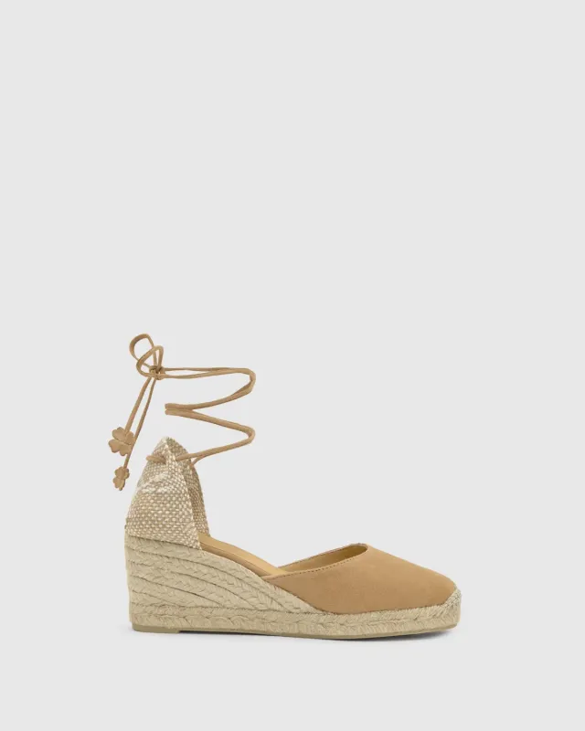 Castaner Carina 6 007 espadrille tostado suede 7cm