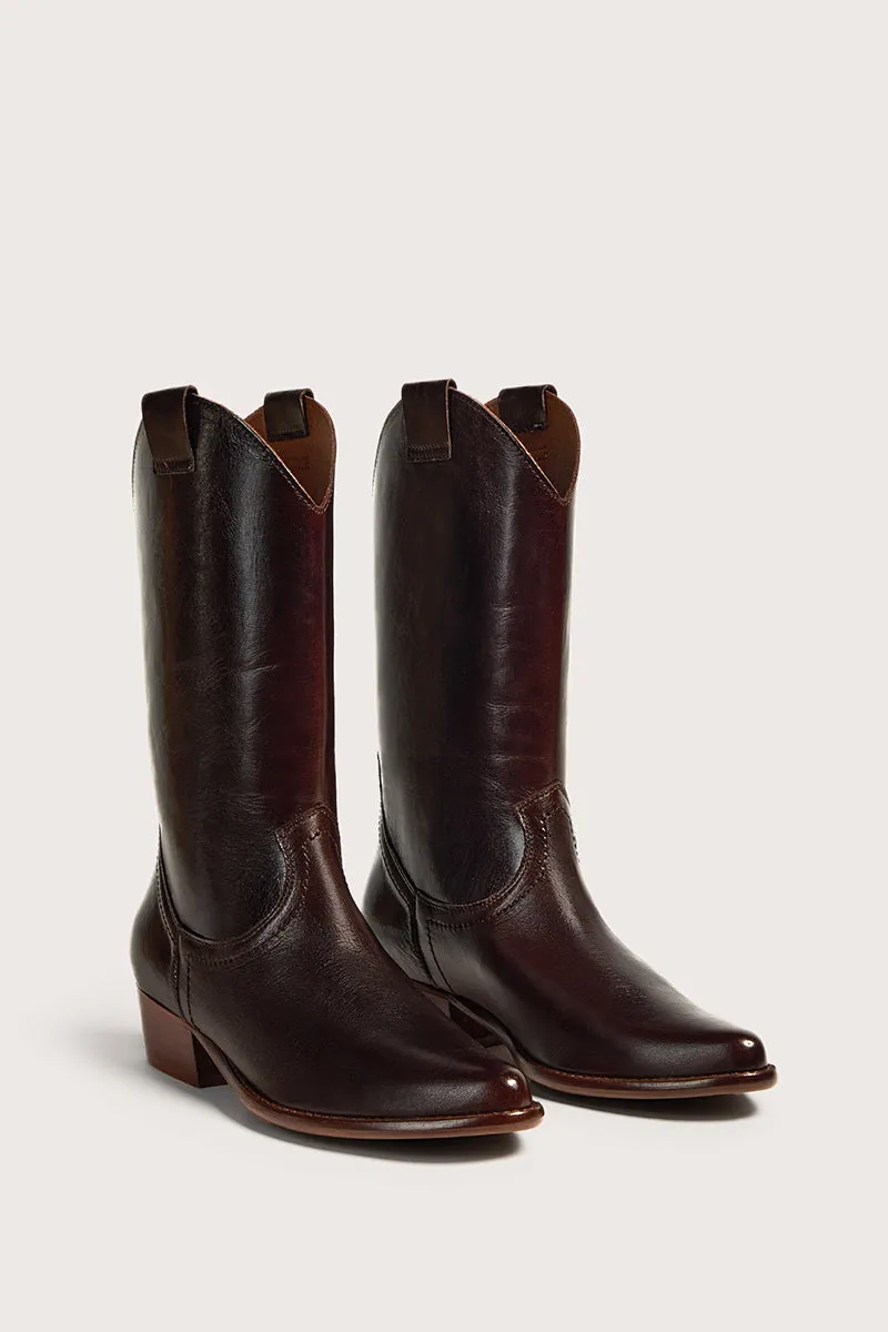 Bryan Stepwise Terra Jandra cowboylaarzen bruin leer
