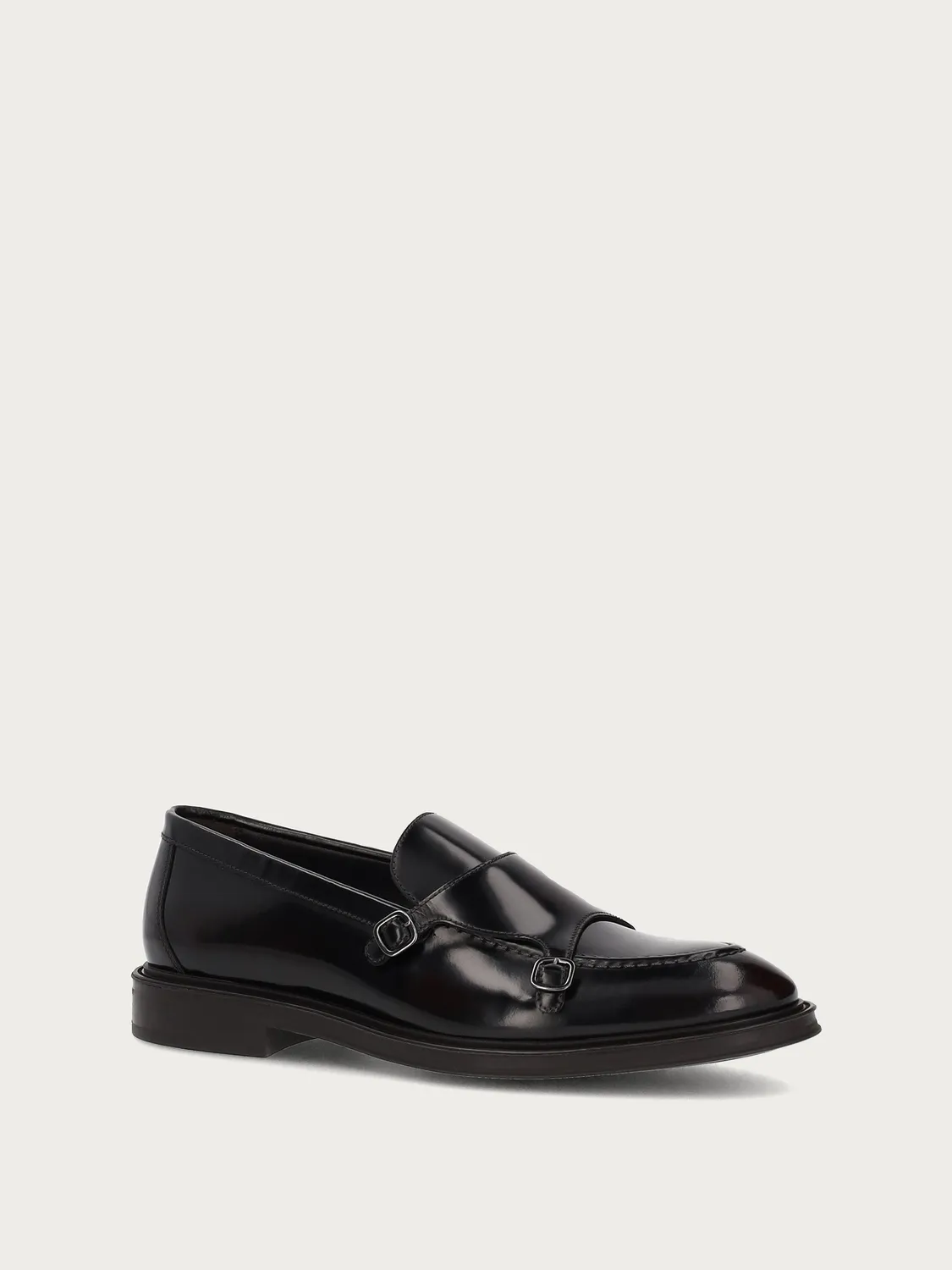 Frau Signature smoky kalfsleren loafers dubbele gesp