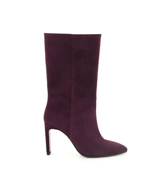 Finsbury Tamara laarzen bordeaux fluweel 9 cm hak