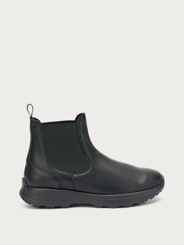 Frau Comfort Tech Beatle boots chelseaboots zwart leer
