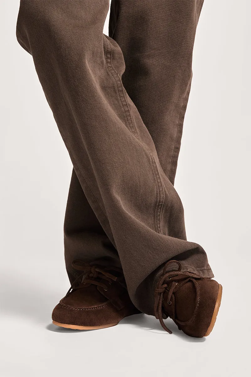 Bryan Stepwise Abby bootschoenen cacao suède
