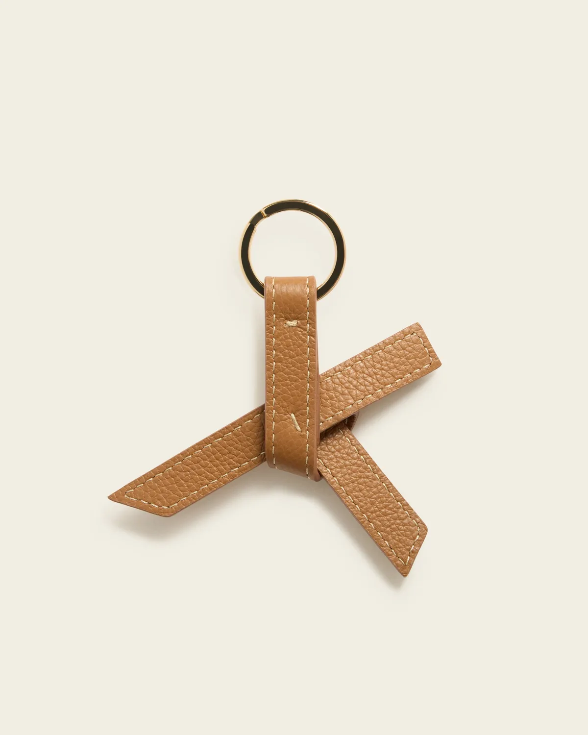 Flattered Alessa sleutelhanger cognac nerfleer