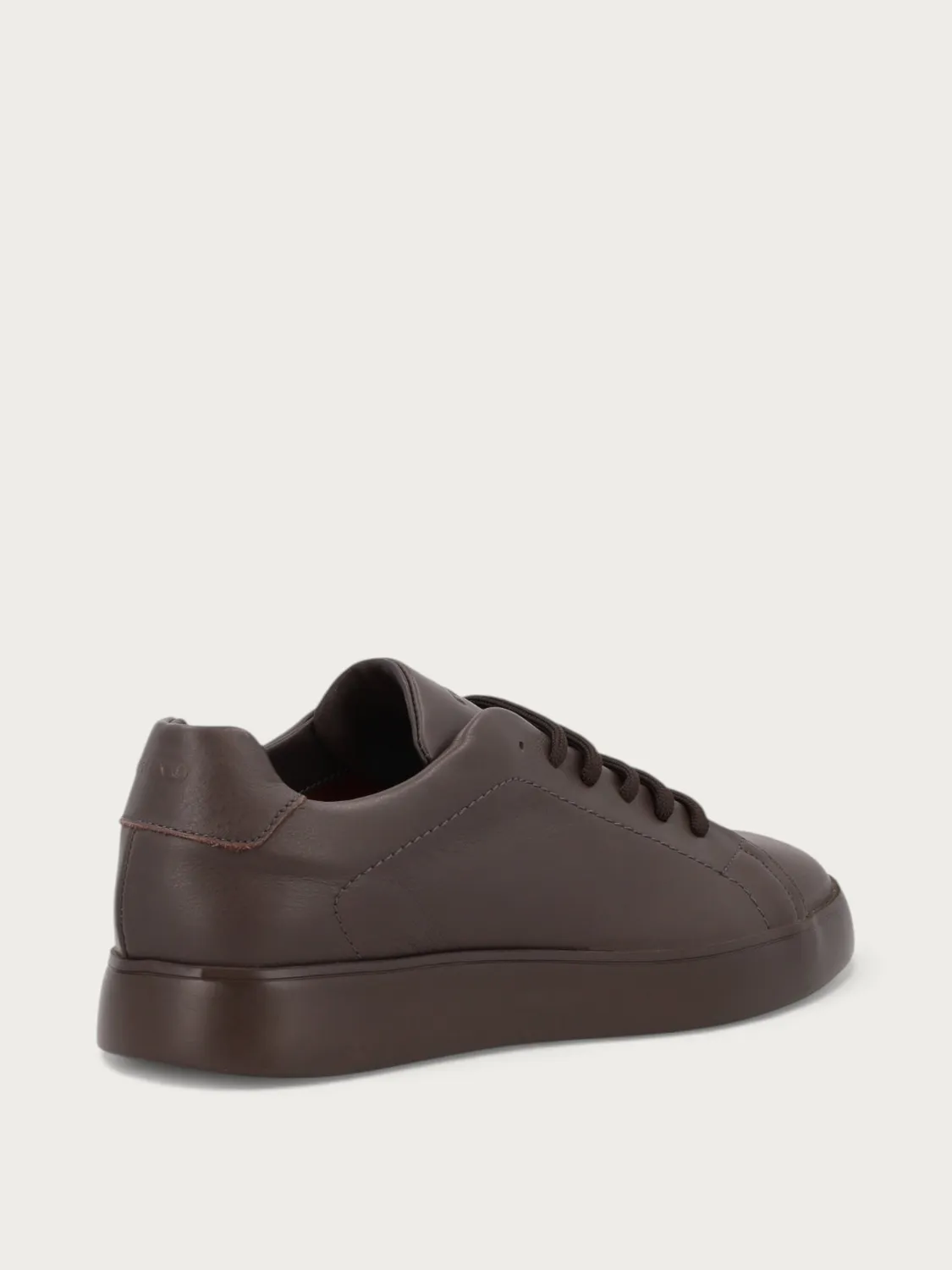 Frau Minimal sneakers donkerbruin leer heren