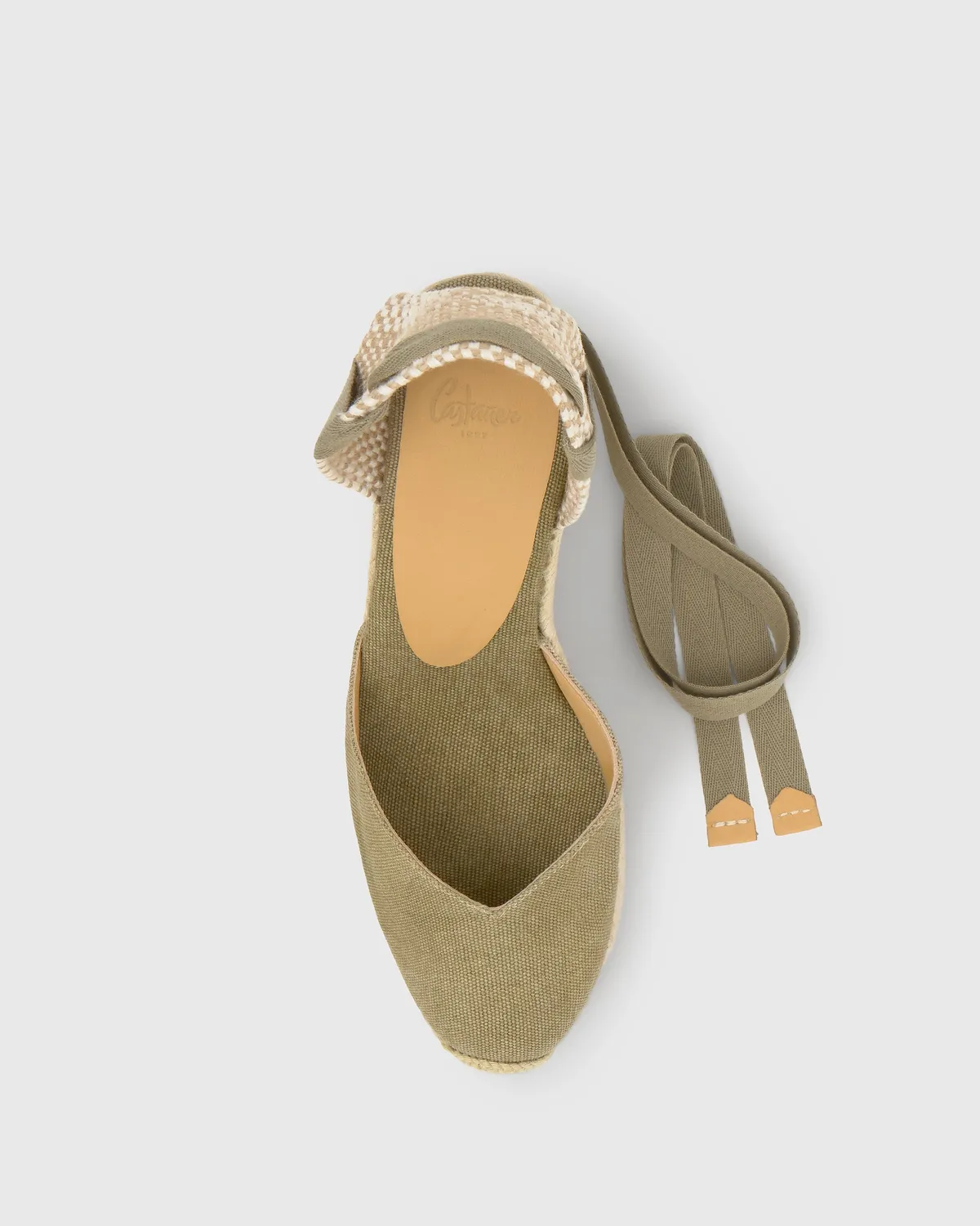 Castaner Chiara 8ED/002 espadrilles laurel groen canvas