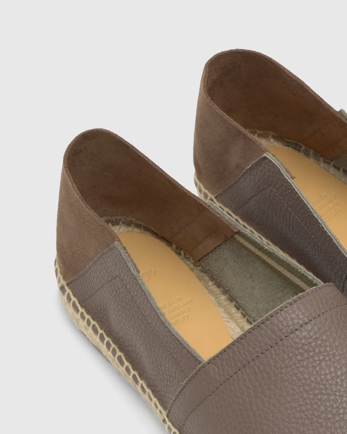 Castaner Polo 249 espadrilles taupe leer heren